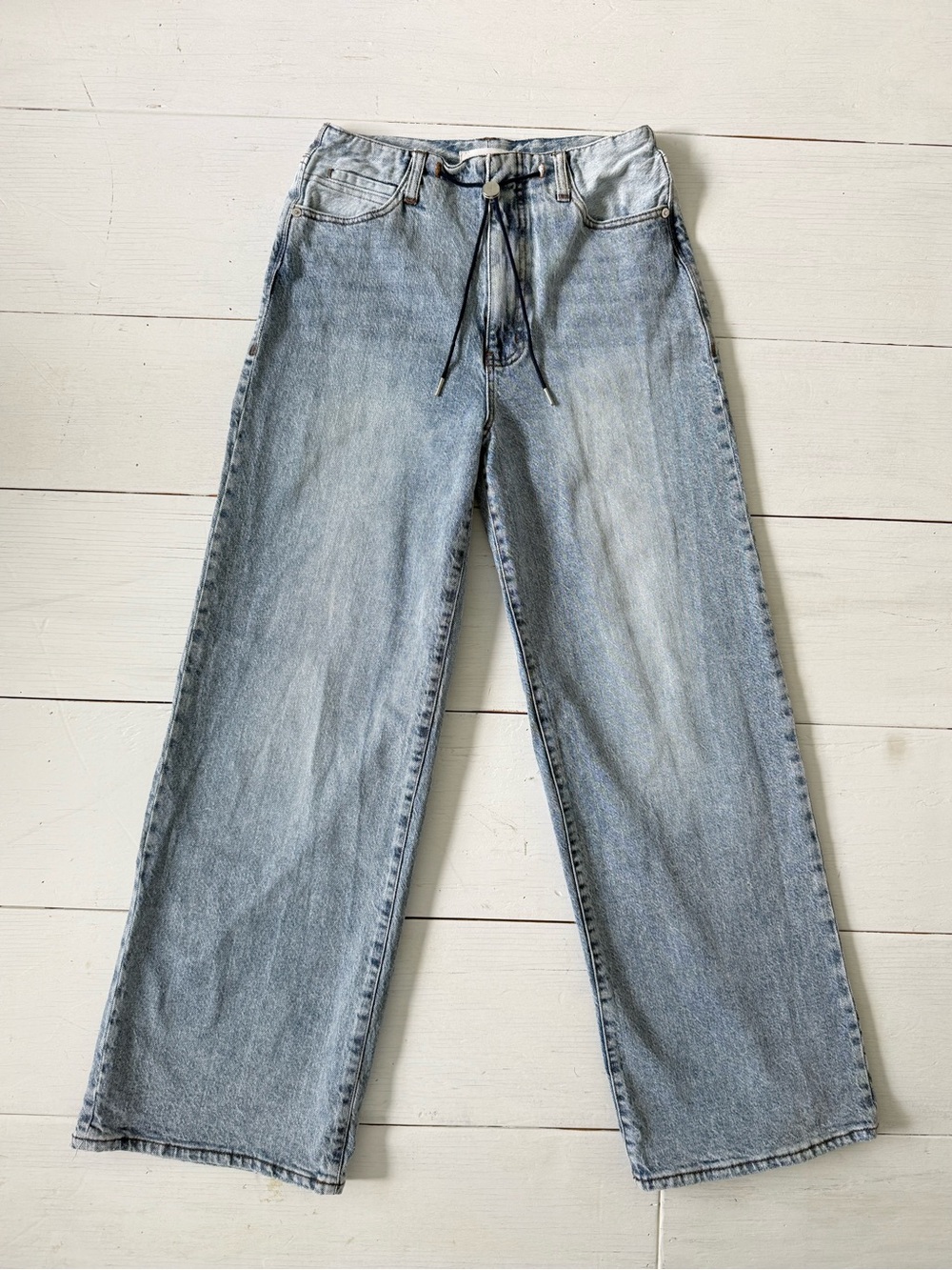 Habitual Jade Light Wash Wide Leg Women’s Jeans 25 Anthropologie